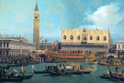 Il Bucintoro in un dipinto del Canaletto