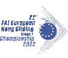 logo del Campionato Europeo deltaplano 2022 al Monte Cucco