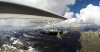 immagine di un deltaplano ala rigida in volo