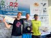Podio campionato italiano maschile: Joachim Oberhauser Denis Soverini e Chrisian Biasi